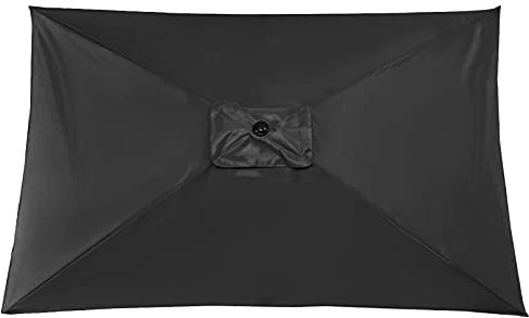 æ— 3 x 2 m rechteckiger Terrassenschirm, Ersatzdach, Marktschirm, Ersatzschirm, Outdoor-Regenschirm-Abdeckung