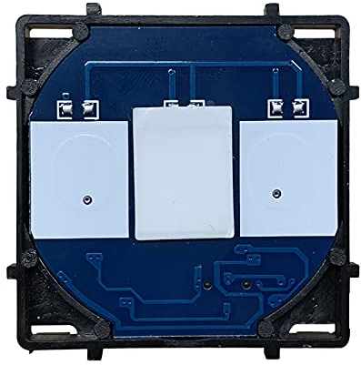 BSEED 1 Gang 2 vías Interruptor de regulación de, interruptor de luz táctil con pantalla LED para el producto de bricolaje