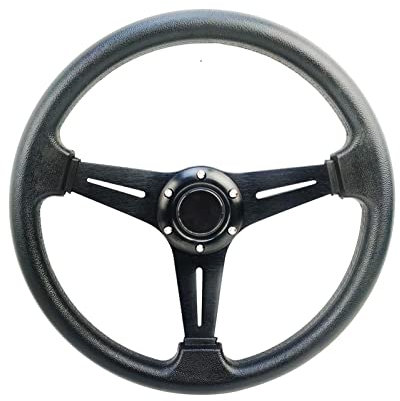 ikdiqew Für Golf 4 Sportlenkrad Modifiziertes Lenkrad 14 Zoll 350 Mm Aluminium Bewegliches Ruder Autolenkrad ikdiqew (Farbe : 1)