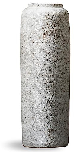 Steingut-Bodenvase Handgefertigte Keramik-Bodenvase Eingang Vom Boden Bis Zur Decke Reichende Große Vase Wohnzimmer Blumenarrangement-Behälter (S : 70cm)