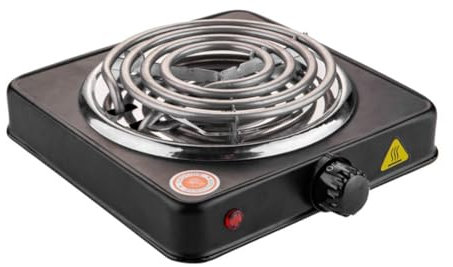 iFutniew 1 Pezzo Fornello Elettrico A Disco Singolo per Uso Domestico in Plastica+Metallo Piastra Calda Fornello per Incenso Antizanzare Presa USA