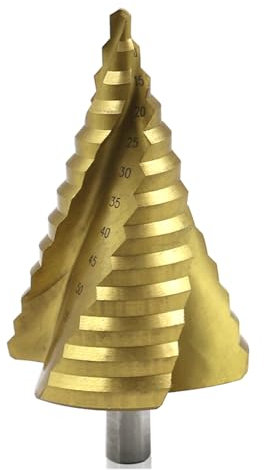 1 STÜCK 6-65mm Die Pagodenform HSS Dreiecksschaft Spirale Pagode Metall Stahl Stufenbohrer Lochbohrer Kegelbohrer