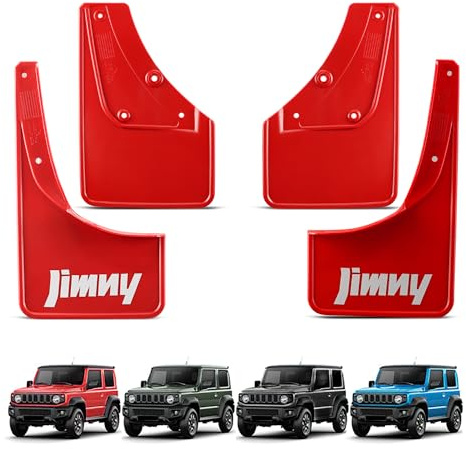 Archaic Paraspruzzi per Suzuki Jimny JB74 Sierra 2019-2023, [Non adatto per JB64], 4PCS Parafanghi anteriori posteriori Parafanghi per Jimny