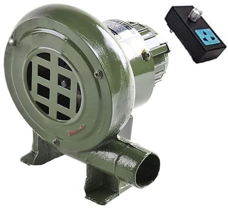 Turbina Soplador De Castillos Hinchables - Soplador De Aire Comercial Compacto Y Energéticamente Eficiente, para Soplador De Fragua De Herrero Eléctrico Pequeño De 220V, para Barbacoa O Carbón(250W)