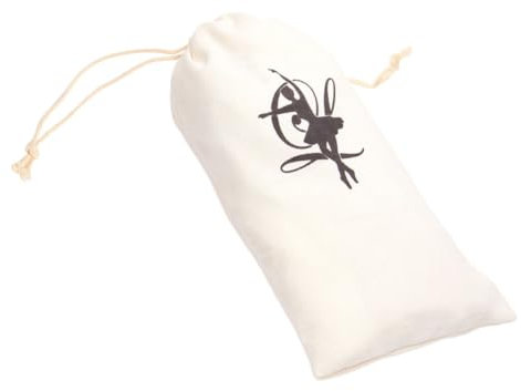 BESPORTBLE Ballettschuhtasche aus Segeltuch mit Kordelzug Atmungsaktive Aufbewahrungstasche für Spitzenschuhe für Tanztraining und Reisen (13x27cm)