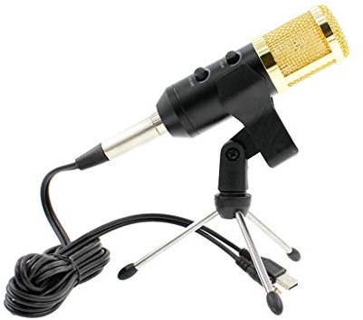 Msuiiixcccc Microphone Professional USB Condenser Microphone for Computer Studio Karaoke Mic for Video Recording