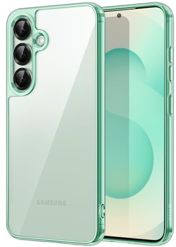 JETech Cover per Samsung Galaxy S25, Anti-Ingiallimento, Mint