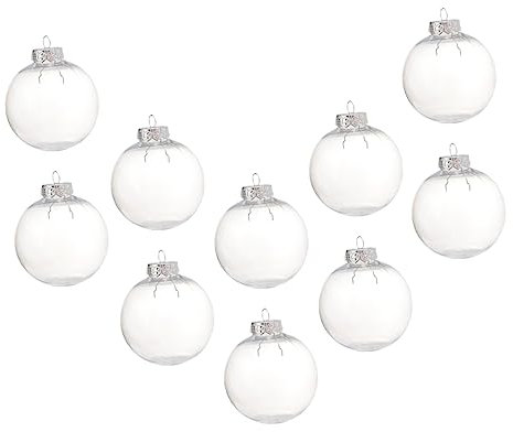 Alipis 10 Stück Christbaumschmuck Anhänger weihnachtsschmuck selber Machen Weihnachtssaftflaschen weihnachtsdeko Weihnachts Party hängende Verzierung Weihnachtsverschönerung Plastik