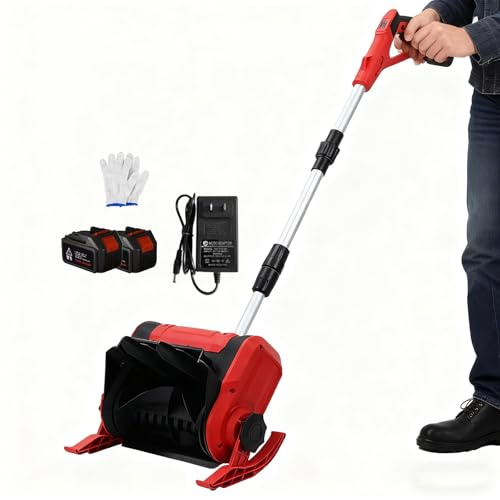 Högeffektiv Snöröjningsmaskin: 20V Sladdlös Snöskyffel, 1200W Elektrisk Skyffel Med 32 cm Bredd, Lätt Batteridrivet Snöröjningsverktyg För Alla Områden