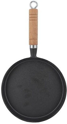 Padella in ghisa, padella antiaderente, resistente, 20 cm, 8 pollici, grado professionale, distribuzione uniforme del calore, perfetta per ristoranti, hotel, cucine domestiche,