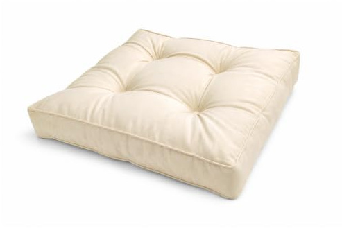 POKAR Cojín para Silla de Exterior | Cojín de Asiento 70x70x10 cm | Impermeable y Repelente al Agua | Cojín Lounge para Muebles de Jardín, Terraza y Ratán | Oeko-Tex | Fabricado en UE | Beige