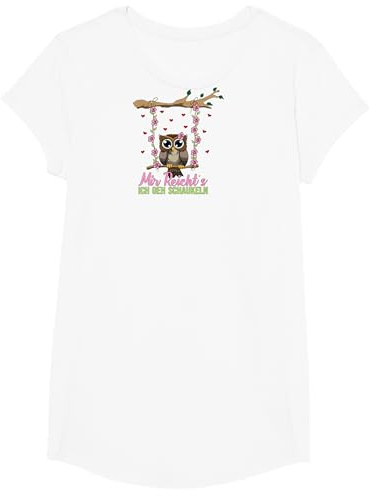 Eulen Liebhaber Mir reichts ich geh Schaukeln Owl Schaukel T-Shirt
