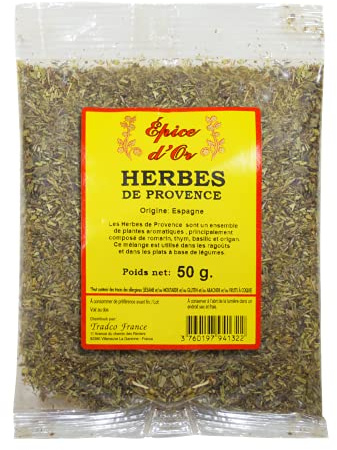 Herbes De Provence 50g - Epice d'Or, Mélange 100% Naturel, Équilibré, Végétal et Sans Conservateurs