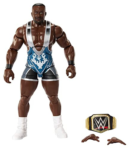WWE HDF36 - Big E Elite Collection Actionfigur, ca. 15 cm, beweglich, Spielzeug Geschenk zum Sammeln für WWE Fans ab 8 Jahren