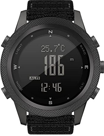 AIMAISEN Military Digital Wristwatch Outdoor Sports Watch Waterproof Multifunction Army Watches With Compass Altimeter Air pressure Pedometer LED Backlight Alarm For Men Boys