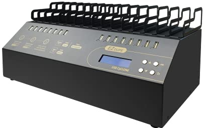 EZ DUPE 1:15 USB-Duplizierer für Sticks & Externe Festplatten – HDD/SSD Kopierer & Löscher (USB Cyclone)