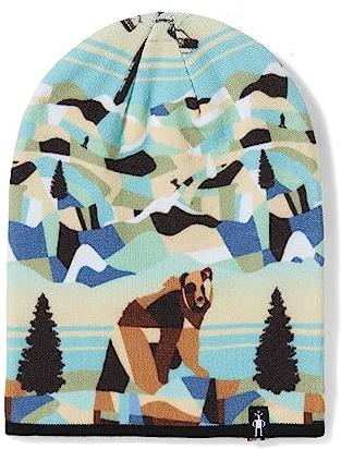 Smartwool Unisex-Adult Bear Country Print Beanie, Multi Color, 1FM