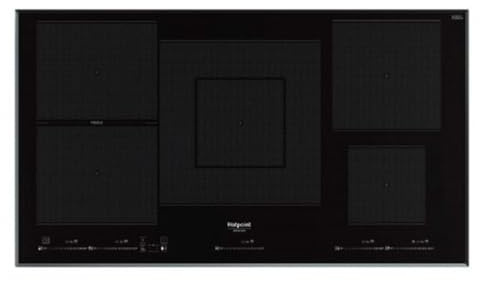 HT 1090 BA Plaque de cuisson 85 cm Noir 5 feux
