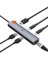 Spigen ArcDock USB C Hub, 6-in-1 Driverless Ultra-Slim USB4 Thunderbolt 4 8K 60Hz HDMI 100W Power Delivery 2.5 Gbps Ethernet 10Gbps USB C Multiport Hub Adapter for Mac MacBook iPad Lenovo DELL