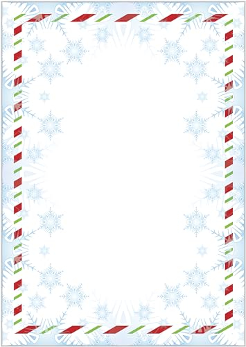 Briefpapier Wichtel DIN A4 - Papier Weihnachten - 20 Blatt - Motiv Nr. 071 | 100g/m²