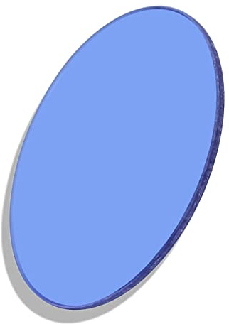 TYZK Accessori per microscopi Filtro colorato Blu for microscopio 32 mm 35 mm 42 mm 45 mm for Accessori for microscopi biologici Parte Durata e Prestazioni affidabili (Size : Diameter 32 mm)