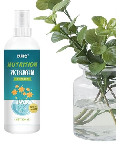 Honhoha Soluzione nutritiva per piante idroponiche Fertilizzante liquido per fiori da vaso senza diluizione da 200 ml Nutrienti idroponici per fiori, verdure, della fortuna
