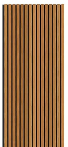 Tuda Grass Direct Acoustic Wall Slatted 3D Wood Veneer Panels Series 1-240cm x 60cm - Maple Vintage