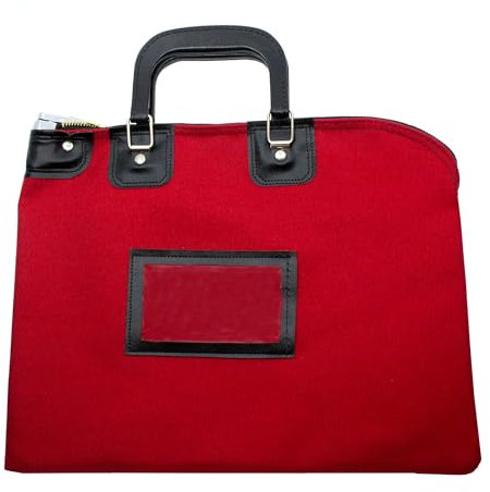 Cardinal bag supplies Feuerfeste Sicherheits-Geldtasche mit Schloss, 38,1 x 27,9 cm, Rot