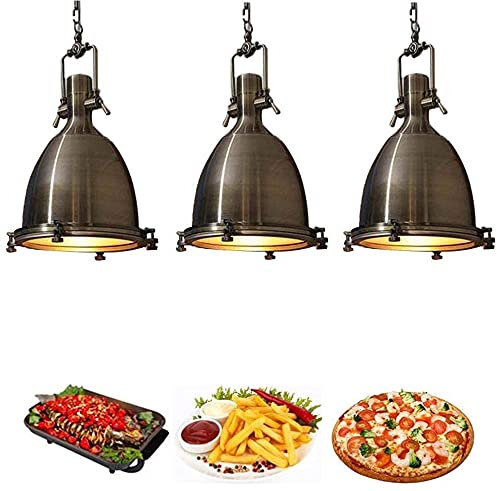 CHFYIJYHM Buffet for Feste, Attrezzature for Servizi di ristorazione, Lampada scaldavivande for la casa e scaldavivande Aziendale, 250 W(3)