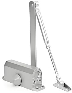 Cierrapuertas de brazo ajustable, cierrapuertas pesado, cierrapuertas automático con resorte, cierrapuertas hidráulico, cierrapuertas cortafuegos para puertas internas o externas, cierrapuertas con