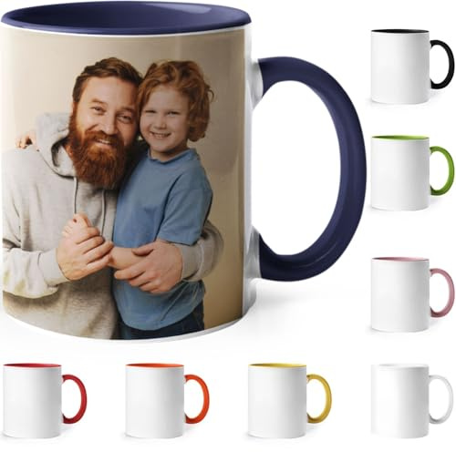 tostadora Tasse Personnalisée - Tasses Colorées Personnalisées - Mug Personnalisé Photo et Texte