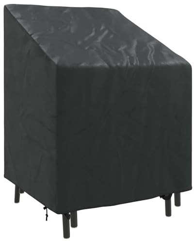vidaXL Housse de chaise de jardin 75 x 78 x 65 / 100 cm, Housses modernes pour chaises, étanches et durables, protection extérieure, surface lisse, résistant aux intempéries