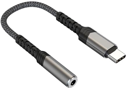 Rpanle Adapter USB C auf Klinke, USB C auf 3.5mm Kopfhörer Adapter, Aux Adapter Klinke AudioKabel für i-Phone 17/16/15 Pro Max, Galaxy S22/S21/S20/S20 FE/Note20/Note10