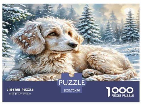 Draht Fox Terrier Puzzle 1000 Teile Impossible Geschicklichkeitsspiel Für Erwachsene Und Kinder Ab 14 Jahren, Klassische Geschenk Lernspiel Herausforderung Spielzeug Dekorative Geschenke 70x50cm/1000p