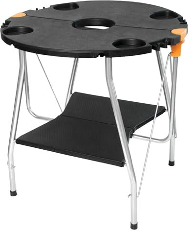 Napoleon TravelQ Stand for 2225 Portable Grill Accessory, Black