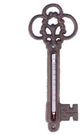 Antikas - Thermomètre extérieur comme clé - Thermomètre de jardin