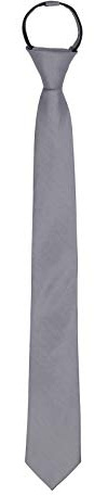 WANYING Reißverschluss Krawatte 6cm Schmalen Krawatte für Herren Vorgebunden Security Sicherheits Krawatte Casual Business Länge 48cm - Einfarbig