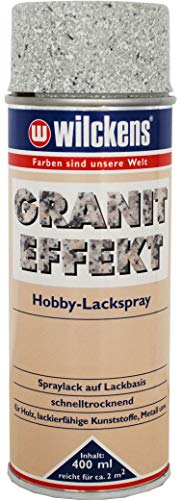 Wilckens Dekospray Granit Hellgrau 400 ml Deko-Spray Sprühfarbe Lackierspray Farbspray