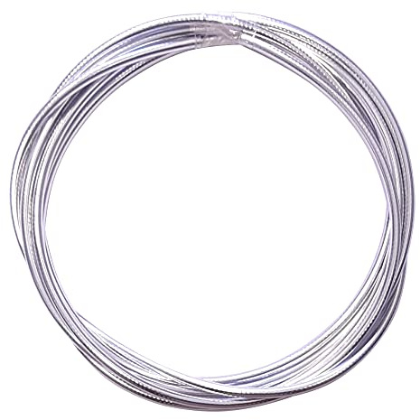 cyclingcolors Guaina cavo bici teflon 5mm filo freno cambio bicicletta mtb corsa strada, cromo, 3m