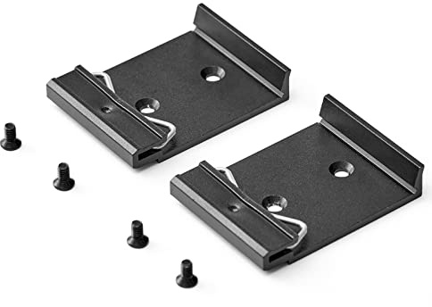 PhyinLan Clip de montage sur rail Din 42mm de large Fixation universelle pour rail Din pour interrupteurs et injecteurs 2-Pack