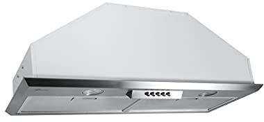 Gurari GCH B 051 70 IS, Einbau Lüfterbaustein/Deckenhaube Einbau Abzugshaube,Dunstabzugshaube 70 cm, Edelstahl, 1000m³/h,Abzugshaube, Abufthaube,Umlufthaube