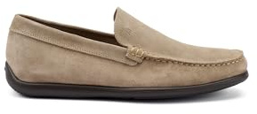 Frau Mäns mockasin Stansad Mocka Herrskor med XL Botten - 14H4, Sand, 41 EU