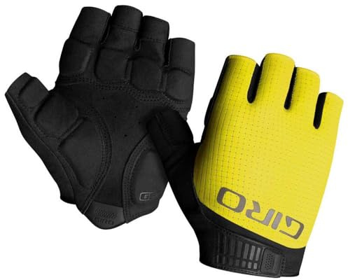 Giro Bravo II Gel Men Road Cycling Gloves - Highlight Yellow (2024) Medium