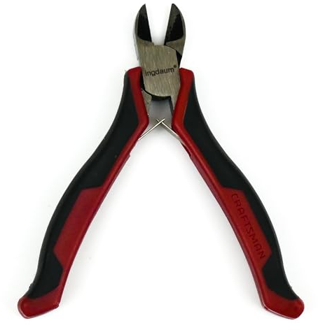 INGDAUM® Mini pince pour insérer, plier et couper en toute sécurité des noyaux et des fils (Coupeur diagonal, poli, 4)