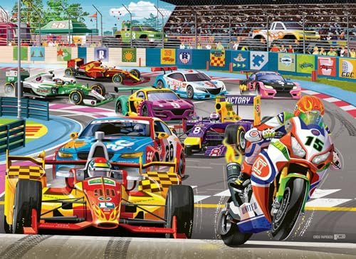 Ravensburger Racetrack Rally 60 Piece Jigsaw Puzzle for Kids Age 4 Years Up
