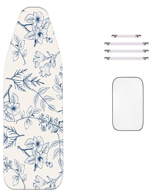 WTAIS Extra Groß - Doppel-BüGeltischbezug, XL 150x60 cm, Extra Starke Dampfdurchdringung, Bügelbrettbezüge mit Einfach Zu Bedienenden VerschlüSsen