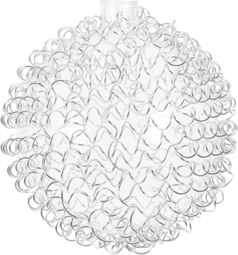 Amosfun Paralume in Filo Di Alluminio G4 Trasparente Copertura Per Lampada Da Tavolo E Da Scrivania Paralume Decorativo Per Illuminazione Interna Ricambio Per Sospensione 8.00 cm