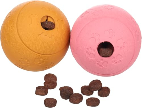 Flamingo Spielzeug für Hund Rhea Snackball welpe mehere Farben 8cm - Befüllbar mit Snacks bis zu 18mm - Keine Farbwahl möglich
