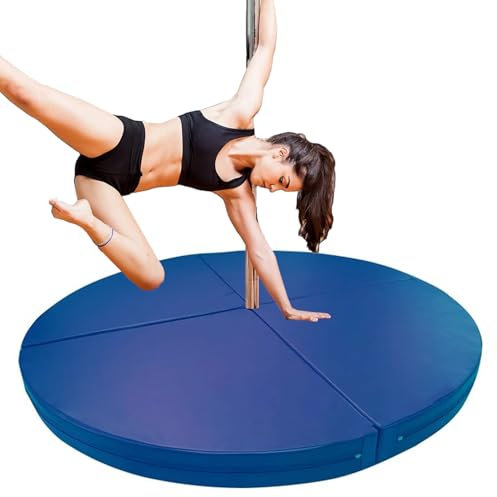 Faltbares Crash-Pad für Tanz- und Luftkunst, rundes Sicherheitskissen für verbesserten Schutz während des Trainings