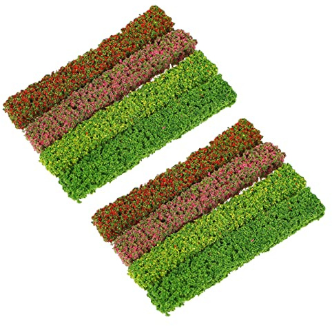 MAGICLULU Tiras de Arbustos en Miniatura Diseño Delicado y Detalles Realistas de Abs 8 para Decoración de Jardines y Paisajes para Jardines de Hadas